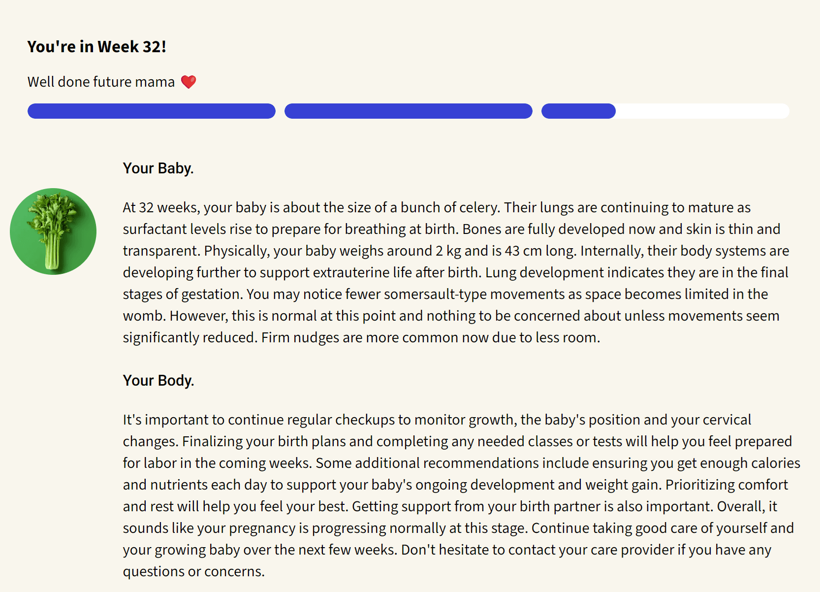 Weekly update screenshot